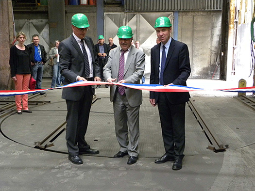 Inauguration of the new moulding line by the local authorities